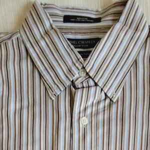 Daniel Cremieux Collection Striped Long Sleeved Button Down. Size L.  EEUC.
